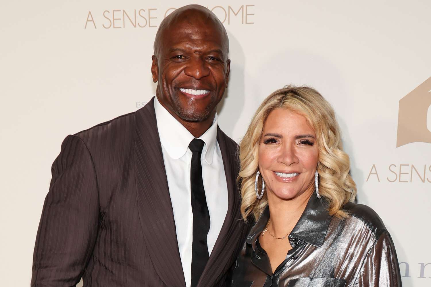 Terry Crews and Rebecca King Crews at a public event prior to her Parkinson&rsquo;s diagnosis revelation